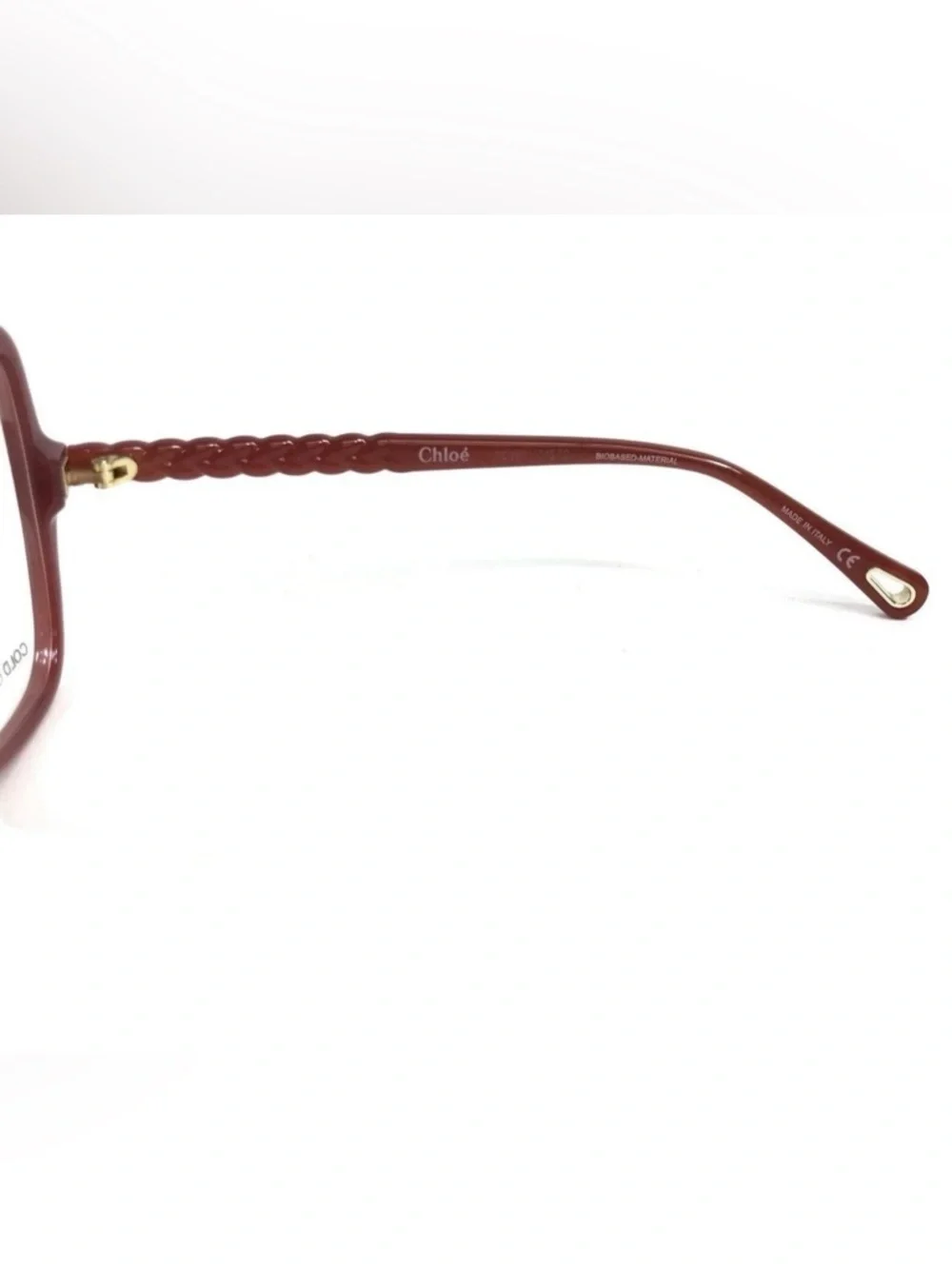 Chloé Eyeglass Frames CH0004O 002 Red Orange Butterfly 52-16-140 cottagecore